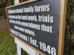 Personalized Multigenerational Family Farm Hard Work Sign | Raised Lettering Farmhouse Sign -The Farmer’s Wife WI Deals Store Multigenerational Family Farm3