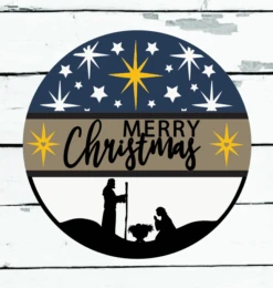 Merry Christmas DIY Sign Kit | DIY Paint Party Set | Holiday Sign Choices 9 Merry Christmas DIY Sign Kit | DIY Paint Party Set | Holiday Sign Choices -The Farmer’s Wife WI Deals Store NativitySceneRound ae14e393 7f6c 40f9 b202 be6afa9187ad