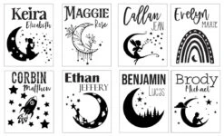 Kid Night Light | Personalized Night Light For Kid | Custom Night Light With Moon And Stars 7 Kid Night Light | Personalized Night Light For Kid | Custom Night Light With Moon And Stars -The Farmer’s Wife WI Deals Store NightlightDesignOptions