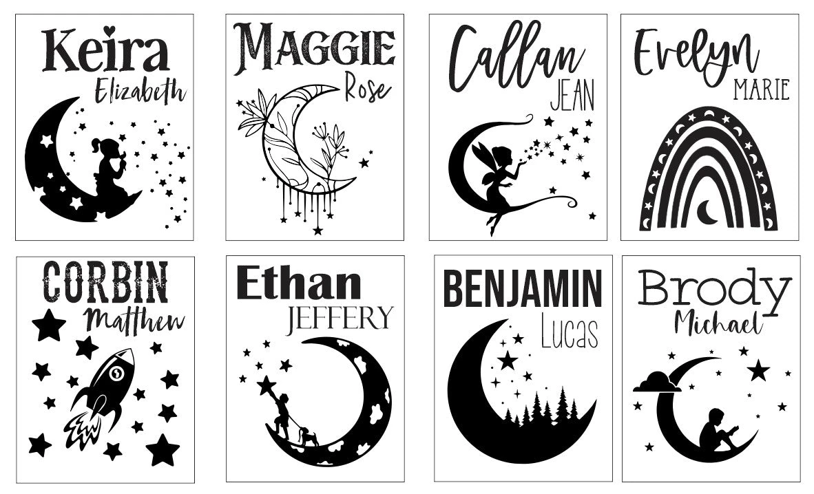 Kid Night Light | Personalized Night Light For Kid | Custom Night Light With Moon And Stars 4 Kid Night Light | Personalized Night Light For Kid | Custom Night Light With Moon And Stars - Image 4