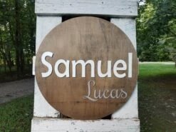 Personalized 3D Cutout Nursery Decor Sign With Child's Name -The Farmer’s Wife WI Deals Store Nursery Child s Name