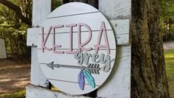 Personalized 3D Cutout Nursery Decor Sign With Child's Name And Arrow -The Farmer’s Wife WI Deals Store Nursery Child s Name with Arrow3