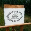 Our Little Farmhouse Wood Wall Art Sign