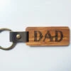 Personalized Father's Day Keychain | Kid's Handwriting And "Dad We Love You" Keychain | Gifts For Him