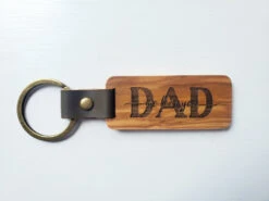 Personalized Father's Day Keychain | Kid's Handwriting And "Dad We Love You" Keychain | Gifts For Him