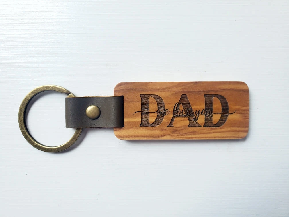 Personalized Father's Day Keychain | Kid's Handwriting And "Dad We Love You" Keychain | Gifts For Him 1 Personalized Father's Day Keychain | Kid's Handwriting And "Dad We Love You" Keychain | Gifts For Him
