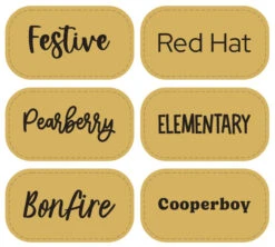 Annie Black Check Stocking With Personalized Leather Patch -The Farmer’s Wife WI Deals Store Stocking Patch Fonts 4