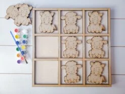 DIY Tic Tac Toe Board | Kids Paint Kit -The Farmer’s Wife WI Deals Store TicTacToe2 785ffac3 519f 4a74 a3a6 861098cdbba1