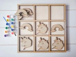 DIY Tic Tac Toe Board | Kids Paint Kit