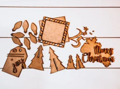 Tiered Tray Decor Christmas | Tiered Tray Decor | Tiered Tray Decor Bundle | Tiered Tray Signs | Tiered Tray DIY Kit -The Farmer’s Wife WI Deals Store TieredTrayWoodCutouts25