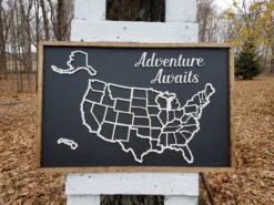 Large 3-D USA Puzzle Travel Tracker Map 9 Large 3-D USA Puzzle Travel Tracker Map -The Farmer’s Wife WI Deals Store USA Map 5