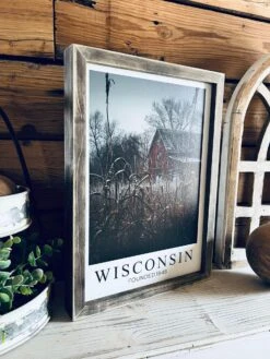 Wisconsin Barn Framed Wood Print | Cabin Decor | Nature-Inspired Wisconsin Gift 16 Wisconsin Barn Framed Wood Print | Cabin Decor | Nature-Inspired Wisconsin Gift -The Farmer’s Wife WI Deals Store aea4d99c 78bc 4e84 9754 05556292c50e