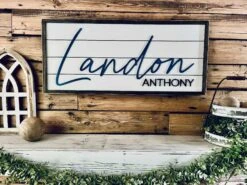 Personalized Nursery Name Sign – Custom Wood Baby Name Sign With First And Middle Name – Farmhouse Wall Decor For Boys Room Or Baby Shower Gift 10 Personalized Nursery Name Sign – Custom Wood Baby Name Sign With First And Middle Name – Farmhouse Wall Decor For Boys Room Or Baby Shower Gift -The Farmer’s Wife WI Deals Store b12fba10 1d46 4cb4 b9ec 38855c6a6a72