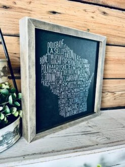 Wisconsin Counties Word Art Sign 14 Wisconsin Counties Word Art Sign -The Farmer’s Wife WI Deals Store b5c414ec 7715 4997 9441 662c868ce674