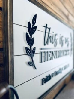 Personalized "This Is Us" Family Name Sign | Custom Farmhouse Wall Decor -The Farmer’s Wife WI Deals Store b8ef5b95 f772 4f49 8c48 0dbb0177b901