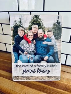 Family Photo On Wood | Custom Shelf Sitter With Personalized Quote Or Name 9 Family Photo On Wood | Custom Shelf Sitter With Personalized Quote Or Name -The Farmer’s Wife WI Deals Store bf34aadc b6b0 4cf1 a1a2 1f2ecf421410