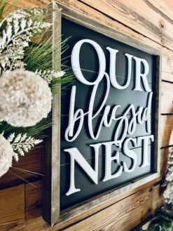 Our Blessed Nest Shiplap Farmhouse Sign 7 Our Blessed Nest Shiplap Farmhouse Sign -The Farmer’s Wife WI Deals Store c209b3c6 2ee0 418d 8cc3 6dc40dae41c4