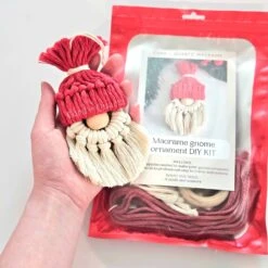 Macrame Gnome Ornament DIY KIT -The Farmer’s Wife WI Deals Store c469abfd78c62a0b7b1d3b4230de6dfe118e8a408bf0a620e0af1f1e5627f424