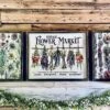 Vintage Flower Market Sign Set – Wildflower Wall Art – Botanical Framed Prints – Garden-Inspired Farmhouse Decor – UV Printed Wood Signs