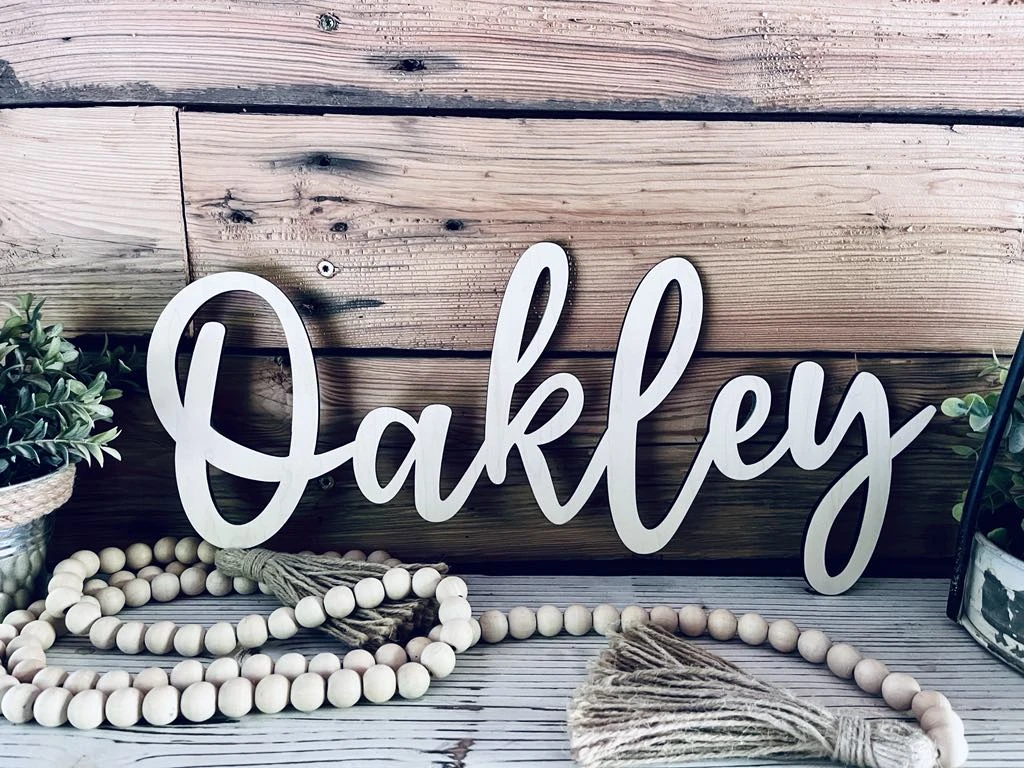 Nursery Name Sign | Nursery Decor | Wooden Name Cutout | Personalized Nursery Decor | Wooden Nursery Letters 1 Nursery Name Sign | Nursery Decor | Wooden Name Cutout | Personalized Nursery Decor | Wooden Nursery Letters