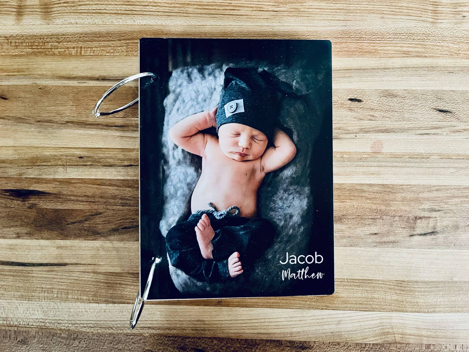 Newborn Baby Card Keeper With Photo Cover |Personalized Baby Memory Book With Name | Keepsake Binder For Baby Shower Cards & Milestone Notes 4 Newborn Baby Card Keeper With Photo Cover |Personalized Baby Memory Book With Name | Keepsake Binder For Baby Shower Cards & Milestone Notes - Image 4