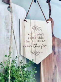 Engraved Maple Wood Inspirational Sign - Rustic Home Decor With Motivational Quote - Hanging Wall Art Gift Idea -The Farmer’s Wife WI Deals Store fdd7339b d9fa 4a64 9722 9501777fbfbd