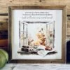 Cozy Autumn Window Print | Framed Fall Quote Sign | UV Printed Seasonal Home Decor | Farmhouse Style Fall Wall Art