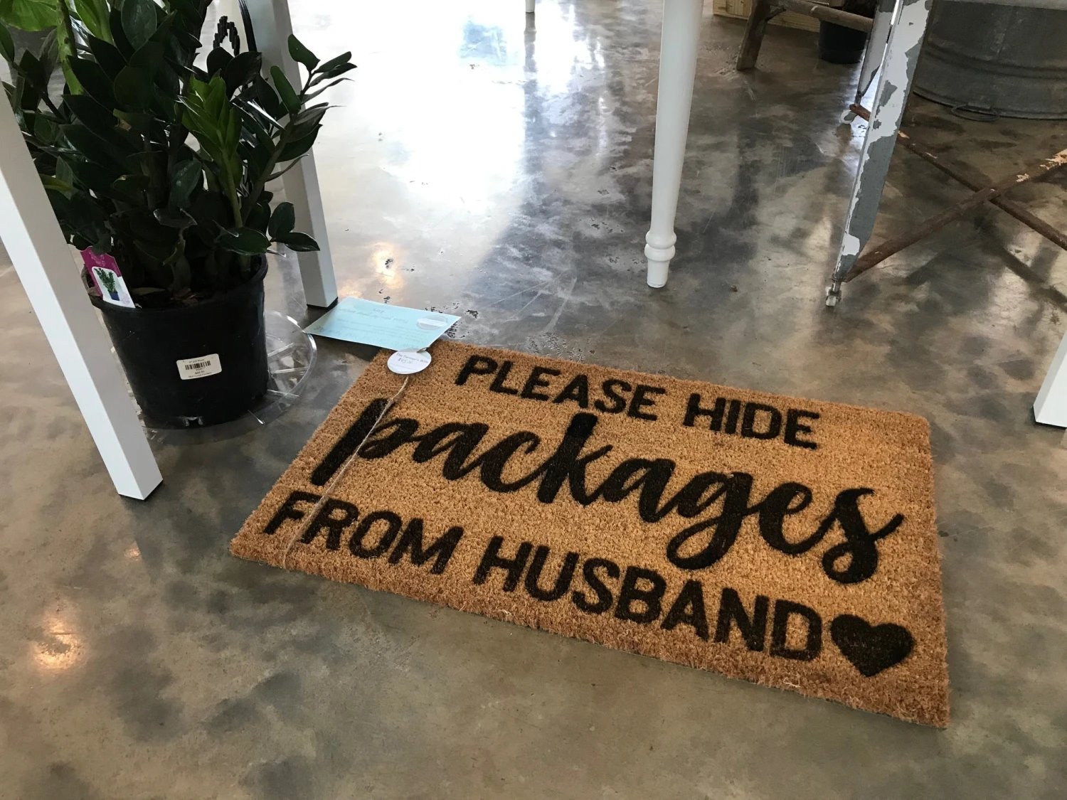 Please Hide Packages From Husband | Funny Coir Door Mat 2 Please Hide Packages From Husband | Funny Coir Door Mat - Image 2