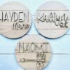 DIY Kids Paint Party | DIY Round Name Sign