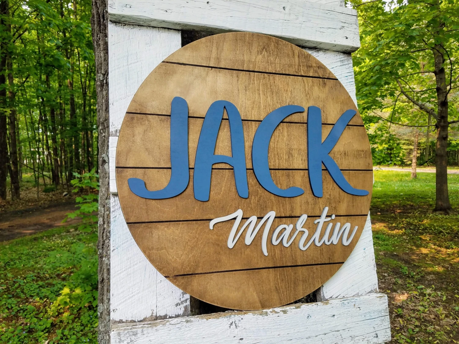 Personalized Raised Lettering Nursery Decor Sign With Child's Name 2 Personalized Raised Lettering Nursery Decor Sign With Child's Name - Image 2